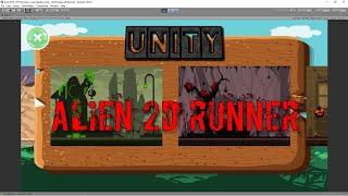 Unity _ Alien 2d runner game