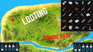 Ocean is home 2 looting zombie base a lot of resources (island life simulator)