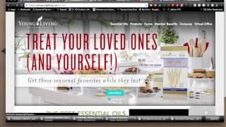 How To Create Your Own Young Living Sign Up Link