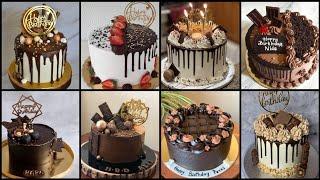 Creative Round Chocolate Cake Decorating ideas | Chocolate Cake for Birthday/Anniversary