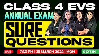Class 4 EVS Annual Exam - Sure Questions | Xylem Class 4