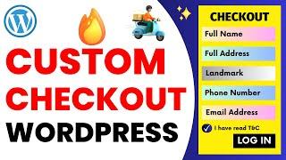 How To Make Custom Checkout in WordPress (Hindi)