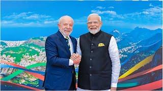 PM Shri Narendra Modi arrives for the G20 Summit in Rio de Janeiro.