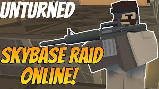 Unturned BR - Skybase Raid Insano! 10vs7  (TWD Brasil)