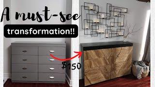 $150 DIY EXTREME Dresser Makeover (VS. $3000 Designer Inspo): WHICH IS BETTER?!?