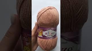 Подробный обзор пряжи Alize Cotton Gold(Хлопок с акрилом) №446 Пепельная пудра