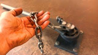 HOW TO MAKE HANDMADE STEEL CHAIN // BENDER FOR STEEL CHAIN
