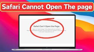 How to fix Safari Cannot Open Page on Mac | Safari not Opening websites on Mac /MacBook Pro / Air