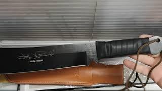 Rambo IV knife, the machete, unboxing