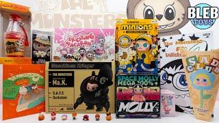 Labubu Exciting Macaron and POP MART blind boxes toy collection unboxing ASMR | No talking review