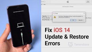 How to Fix iOS 14 iPhone Could Not be Restored. An Unknown Error Occurred (9, 10, 11, 4013)