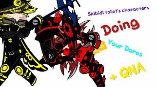 Skibidi Toilet's Characters Doing Your Dares + QNA // 23.9k Subscribers special