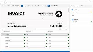 Invoice data extraction using Document AI