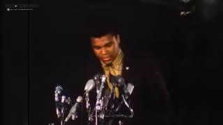 Речь Мухамеда Али 1967 года, после отказа воевать во Вьетнаме. Источник REDFURYMMA