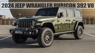 WRANGLER WITH A HEMI V8! 2024 JEEP RUBICON 392 V8 477HP - Sounds, details and accelerations