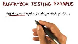 Black Box Testing Example - Georgia Tech - Software Development Process