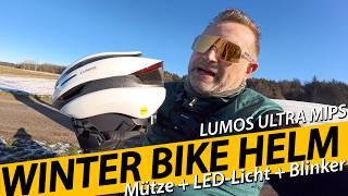 My winter helmet: Lumos Ultra MIPS | LED SMART HELMET | Indicator & brake light  | Safe & warm