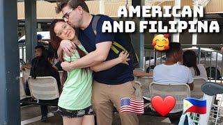 Meeting my man for the first time in 2024 (American and Filipina love story)