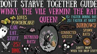 Winky, The Vile Vermin Is Here! The Rat Queen! - Don't Starve Together Uncompromising Mode [MOD]