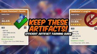 Efficient Artifact Guide (SAVE YOUR RESIN) - What To Keep & What To Throw Away | Genshin Impact