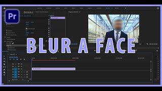 How To Use Face Blur in premiere pro tutorial