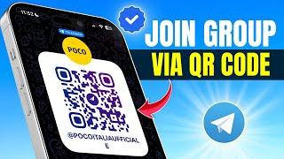 How to Join Telegram Group Via QR Code on iPhone | Scan QR Code to Join Telegram Group