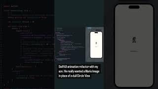 SwiftUI Animation | Refactor suggestion from my son using Image over Circle | Super Mario Bros