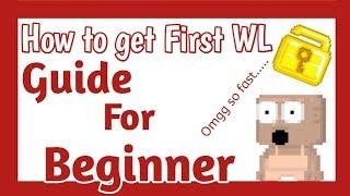 How to get First WL For Beginner & Tutorial Growpedia