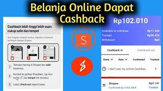 Cara Belanja Di Shopee Melalui Shopback || Belanja Online Dapat Cashback Lebih Besar