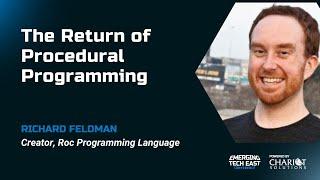 The Return of Procedural Programming - Richard Feldman