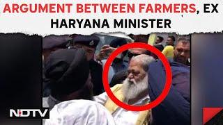 Anil Vij Today News | Ex Haryana Minister Anil Vij Stopped In Ambala By Farmers