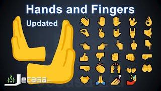 Emoji Meanings Part 3 (Updated) - Hands and Fingers | Signs | English Vocabulary