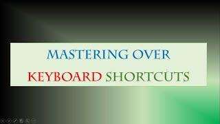 MASTERING OVER KEYBOARD~PART-1||ZYOJYO TECH||