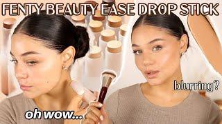 NEW FENTY BEAUTY EASE DROP BLUR + SMOOTH TINT STICK REVIEW do you need it?