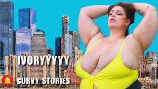 Ivoryyyyy  plus size wiki-curvy model bio & Try on haul-Body Positive