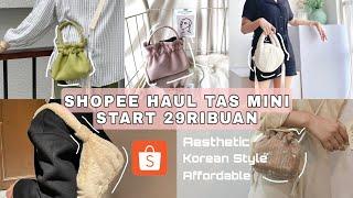 SHOPEE HAUL TAS SELEMPANG/SLINGBAG, SHOULDER BAG AESTHETIC UNDER 100K