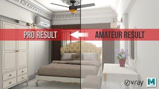 Maya Vray | Professional secret of adding detail in 3D renders using Ambient Occlusion OCC Pass