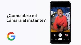 Cómo abrir la cámara al instante en el Pixel 4a