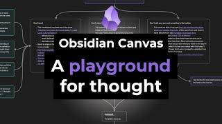 How I use Obsidian Canvas to distill and connect ideas (note-taking tips)