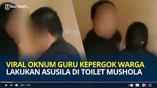 Viral Video Oknum Guru Kepergok Warga Tengah Berbuat Asusila di Toilet Mushola Bogor