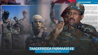 Farmaajo oo ku baaqay 5 qodob si Argagixisada Soomaaliya looga ciribtiro, ma qaadan doonaa Xassan Sh