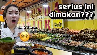 JKT-2]  CEWEK KOREA NANGIS DIAJAK MAKAN MAKANAN KHAS SUNDA