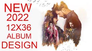 New 2022-2023 Wedding Album PSD Templates Sizes12x36.Download