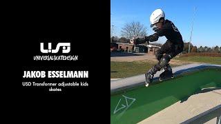 Jakob Esselmann on USD Transformer adjustable kids skates