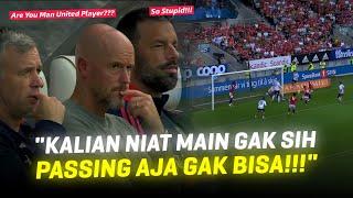 Ngamuknya Ngeri Banget!!! Kemarahan Ten Hag Van Nistelrooy & Rene Hake Lihat Pemain MU vs Rosenborg