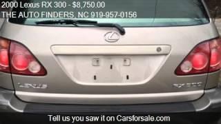 2000 Lexus RX 300 for sale in DURHAM, NC 27703 at the THE AU