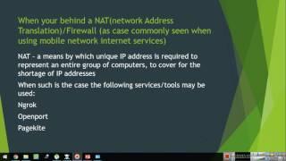 Port Forwarding without Router & Behind NAT