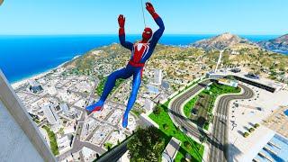 GTA 5 Epic Ragdoll GREEN SPIDERMAN VS RED MINIONVS GREEN HULK (Euphoria Physics & Funny Fails)