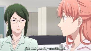 Narumi didn't know Hirotaka is behind her（Wotakoi： Love Is Hard for Otaku）