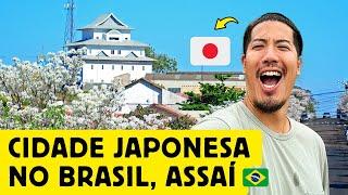 Um japonês conhecendo uma cidade japonesa no Brasil, Assaí, Paraná